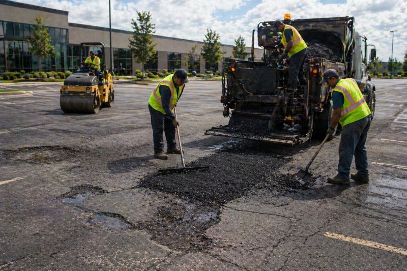 Asphalt Parking Lot Repair in Bluffton, SC