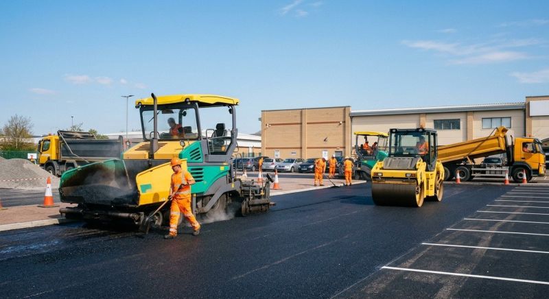 Parking Lot Asphalting
