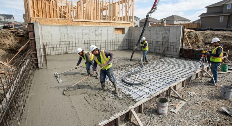 Basement Concrete Pouring in Greenville, SC
