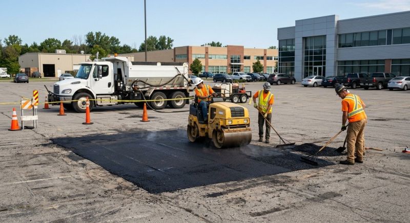 Commercial Paving Repair in Conway, AR
