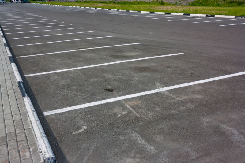 Parking Lot Asphalting in Spring